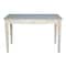 International Concepts Writing Desk with Drawer 26 in D X 26 H, 30 W X Hardwood, Unfinished OF-41 - alternate 5